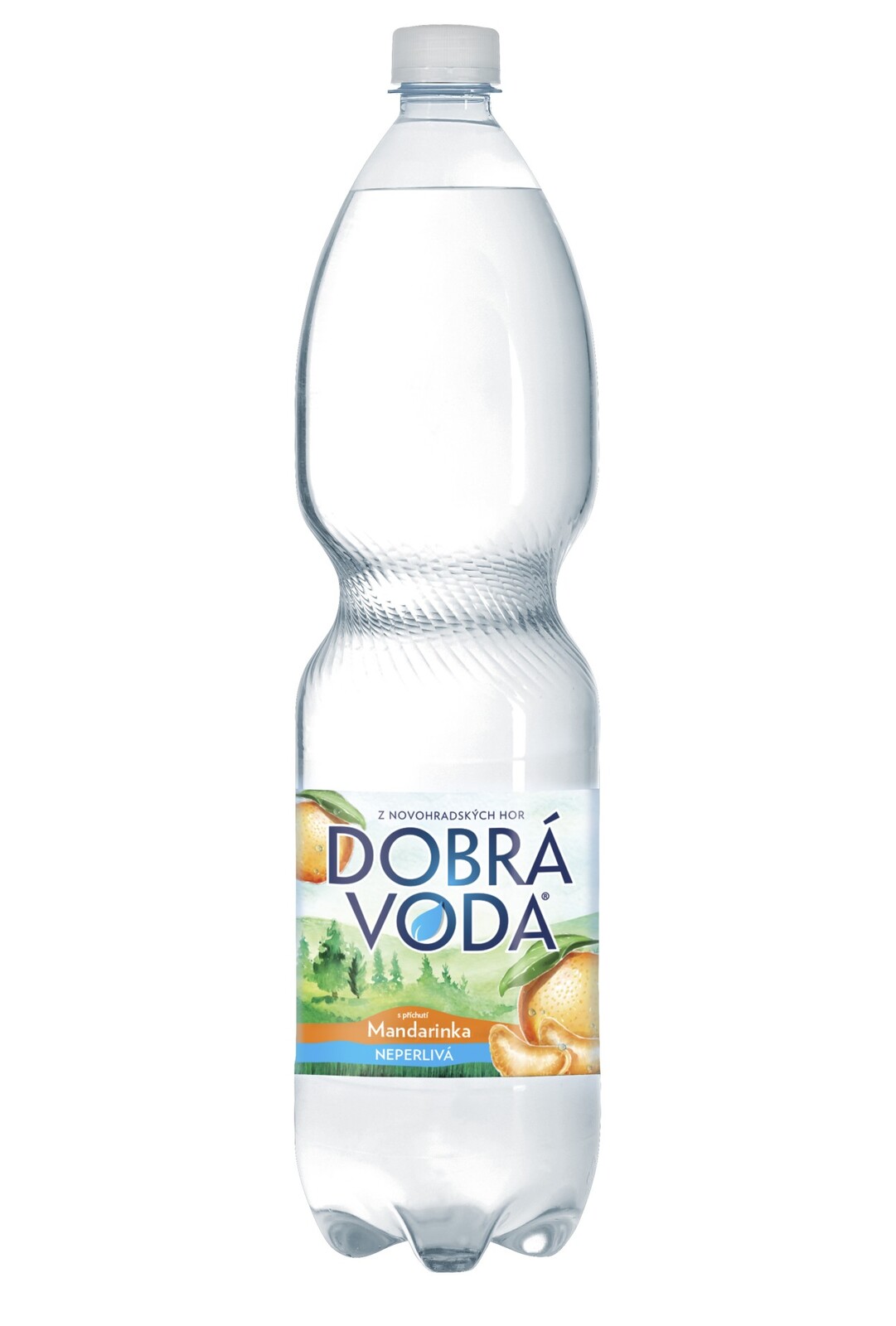 Minerální voda Dobrá voda - mandarinka, neperlivá, 6x 1,5 l