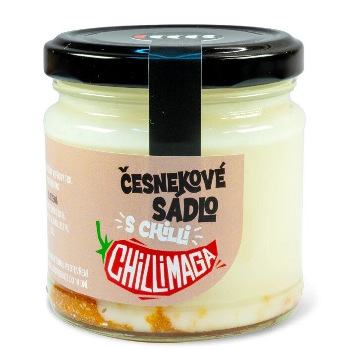ChilliMaga Česnekové sádlo s chilli 182 g