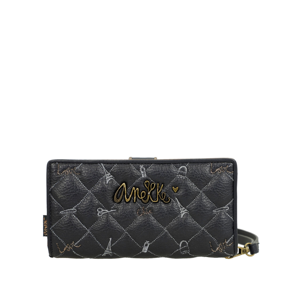 Anekke dámská stylová peněženka - tmavomodrá - One size