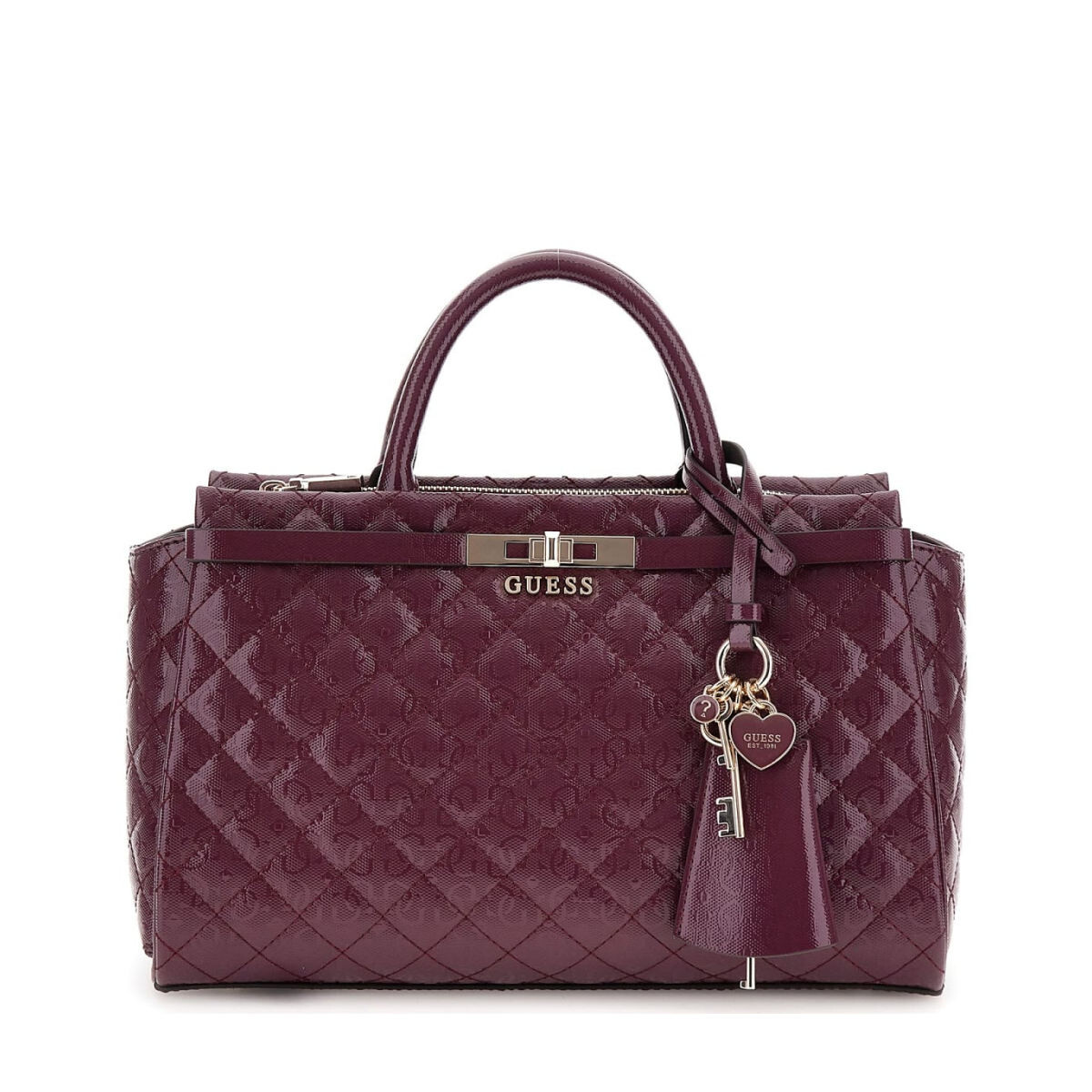 Guess dámská elegantní kabelka - bordó - One size