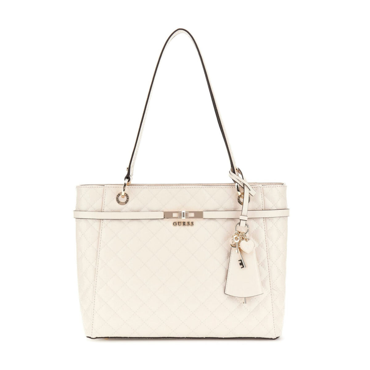 Guess dámská elegantní kabelka přes rameno - béžová - One size