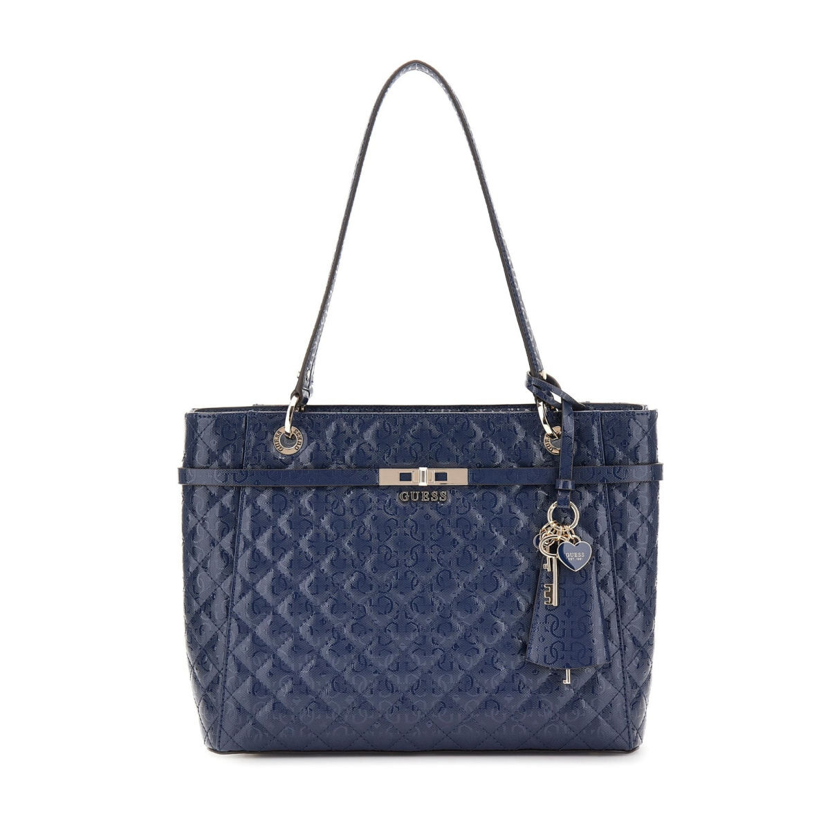Guess dámská elegantní kabelka přes rameno - tmavomodrá - One size