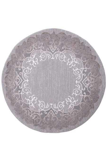 Koberec GALYA K3810A šedý / hnědý kruh