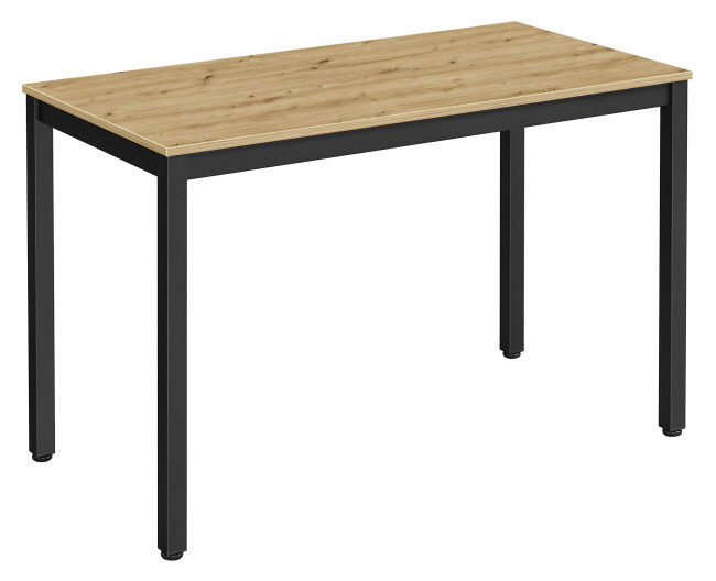 Jídelní stůl TESSA dub artisan / černé nohy