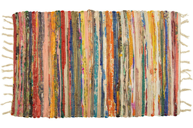 Oboustranný kobereček Chindi vícebarevný