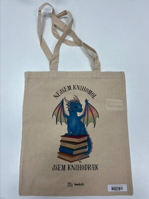 Humbook plátěná taška - knihodrak -