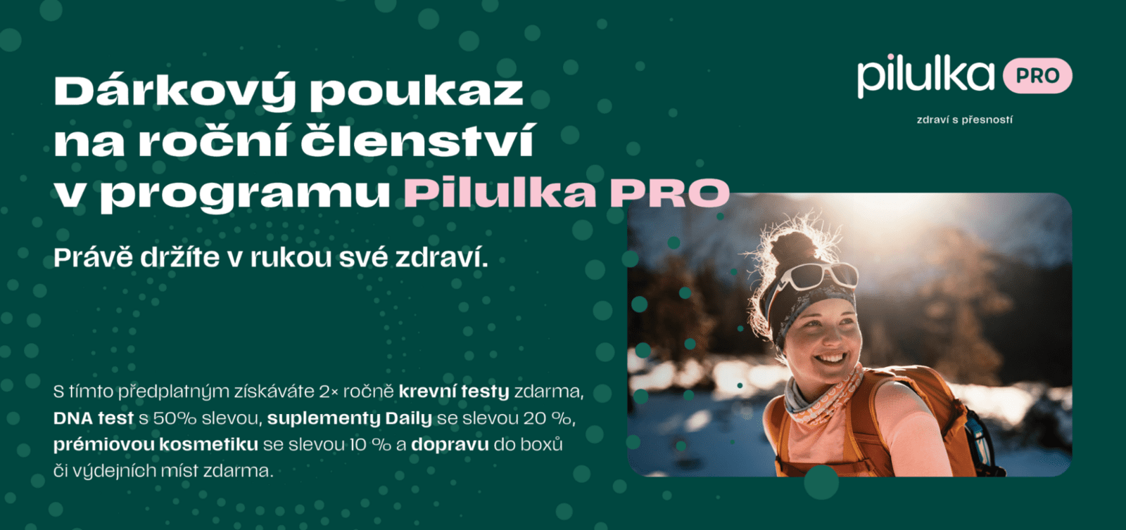 PILULKA Pilulka PRO na rok – Dárkový poukaz elektronicky