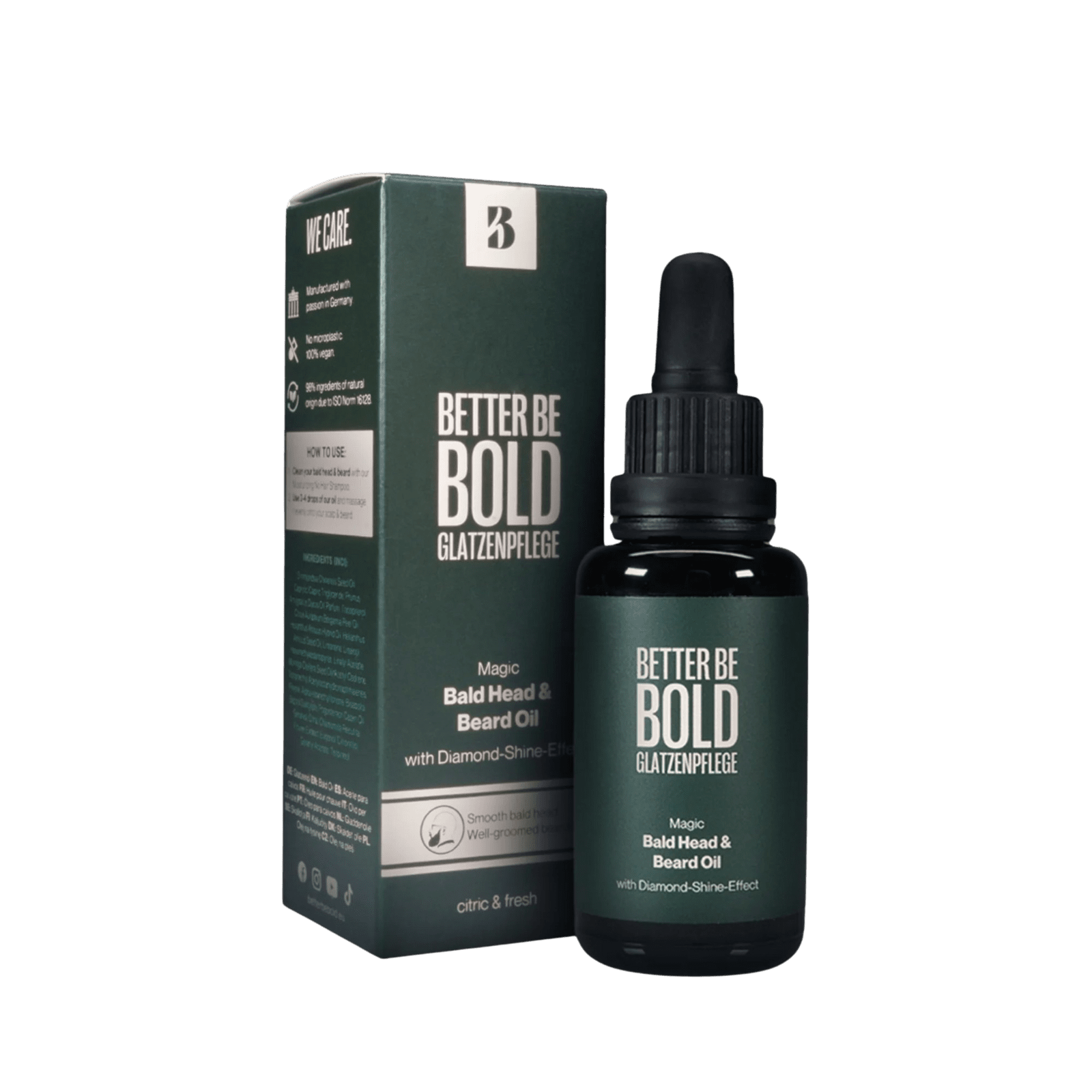 BETTER BE BOLD Olej, který dodá lesk plnovousu i pleši 30 ml