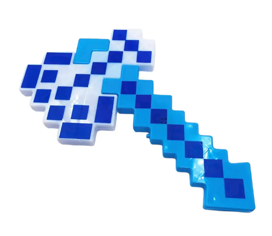 FunCo Svítící diamantová sekera se zvuky Minecraft OPBH2303