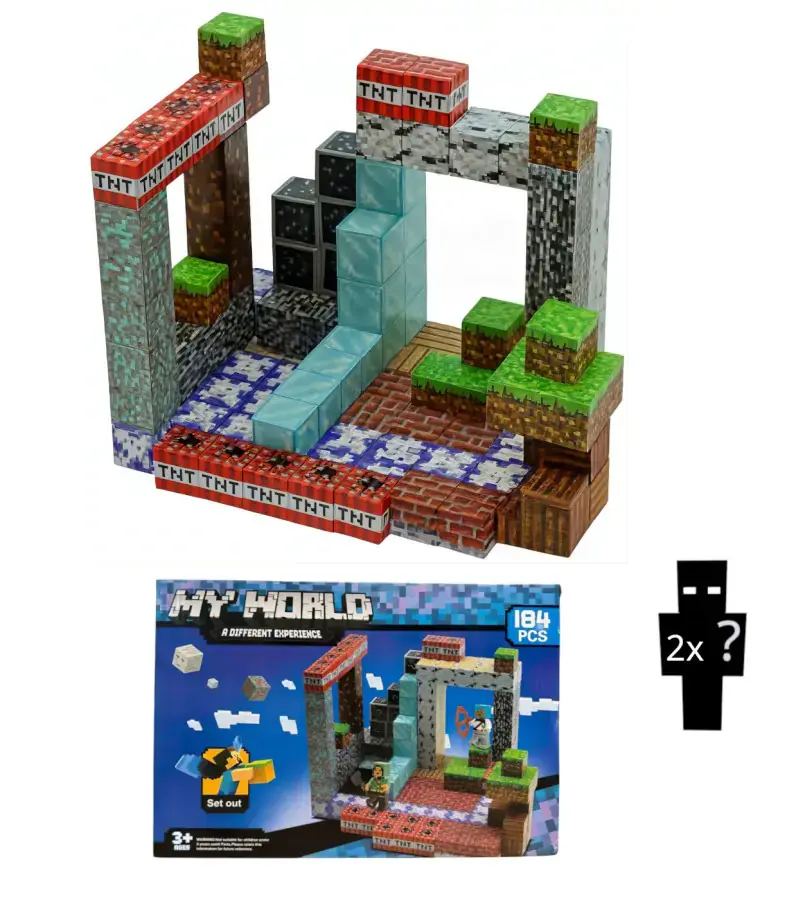 Toybit Minecraft Magnetická stavebnice XL Diamond MSTB2324