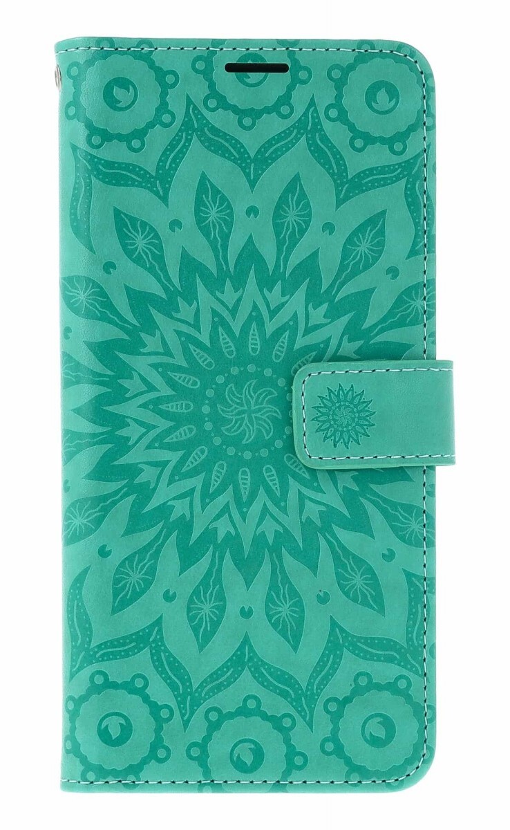 Pouzdro MEZZO Xiaomi Redmi Note 14 Pro 5G knížkové Mandala zelená 166629