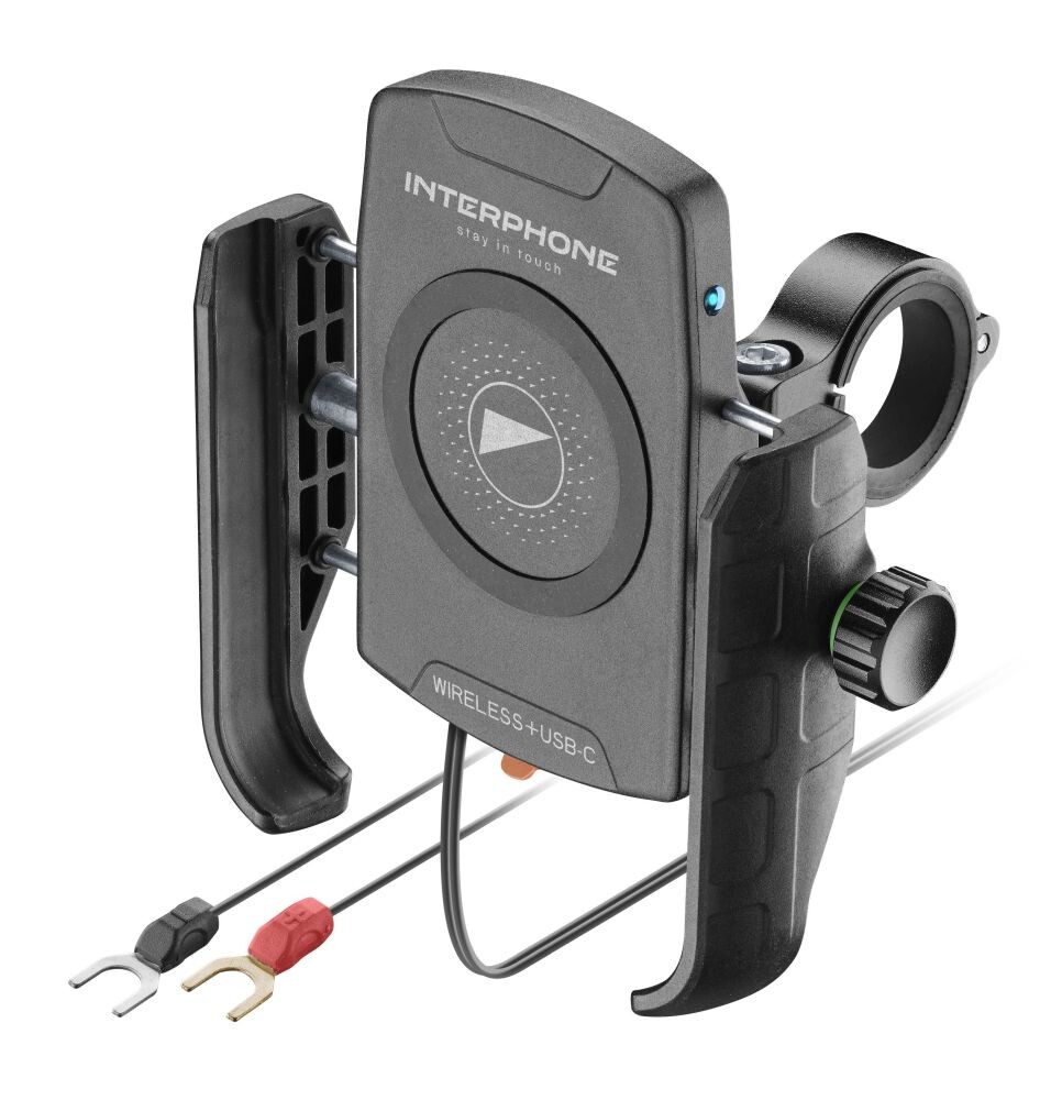 Univerzální držák Interphone Crab s bezdrátovým nabíjením a USB-C