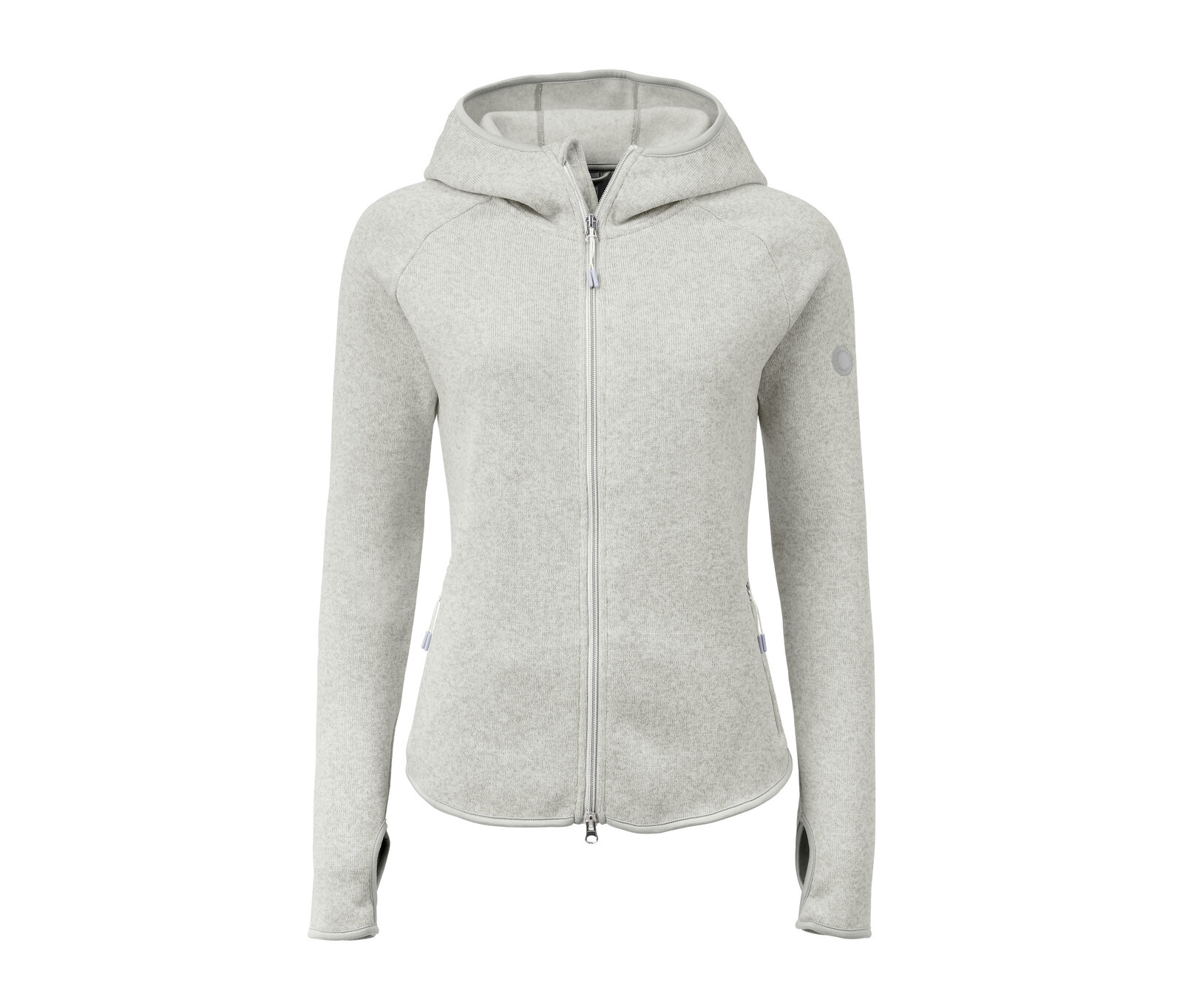 Tchibo - Bunda z pleteného fleecu - pro ženy - vel. L 44/46 - barva: šedá