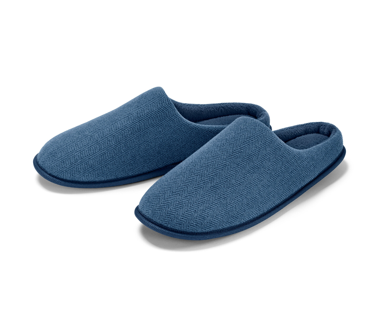 Tchibo - Domácí obuv - pro muže - vel. 42-43 - barva: modrá/s proužky