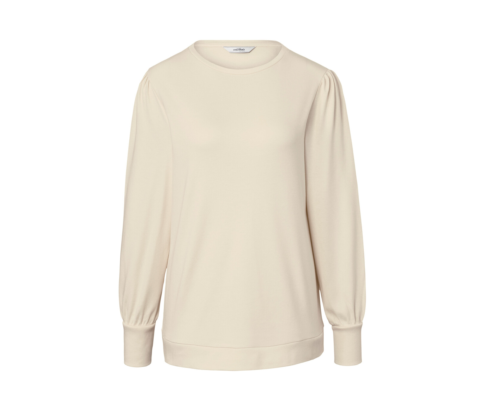 Tchibo - Dlouhé triko z interlokové pleteniny s dlouhým rukávem - pro ženy - vel. L 44/46 - barva: bílá