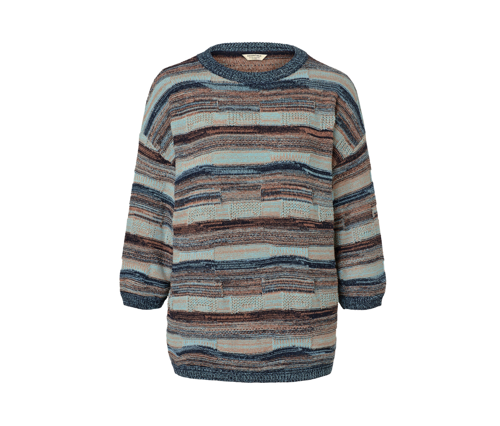 Tchibo - Pletený svetr přes hlavu - pro ženy - vel. L 44/46 - barva: modrá