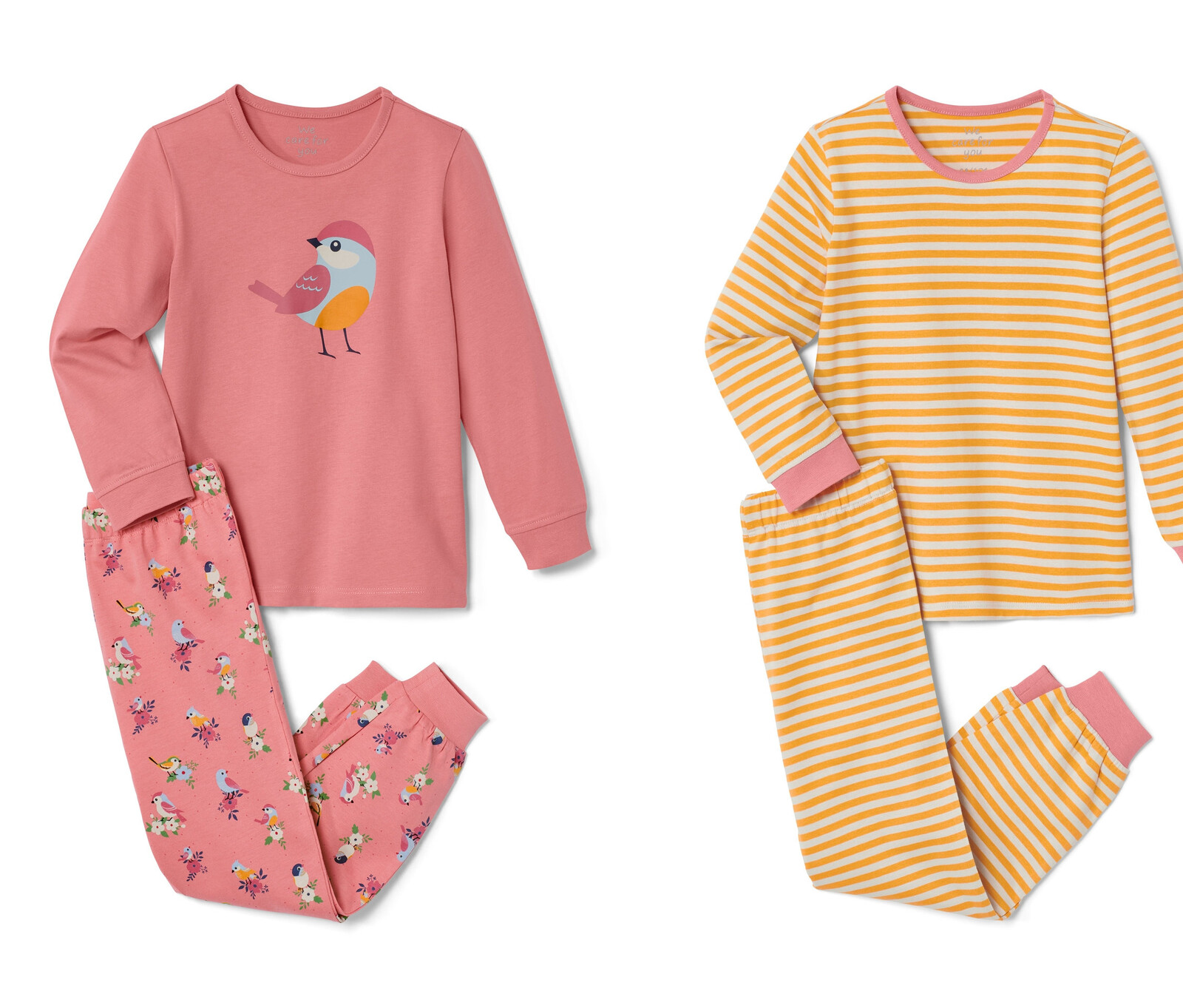 Tchibo - Dětská pyžama - pro dívky - vel. 122/128 - barva: béžová