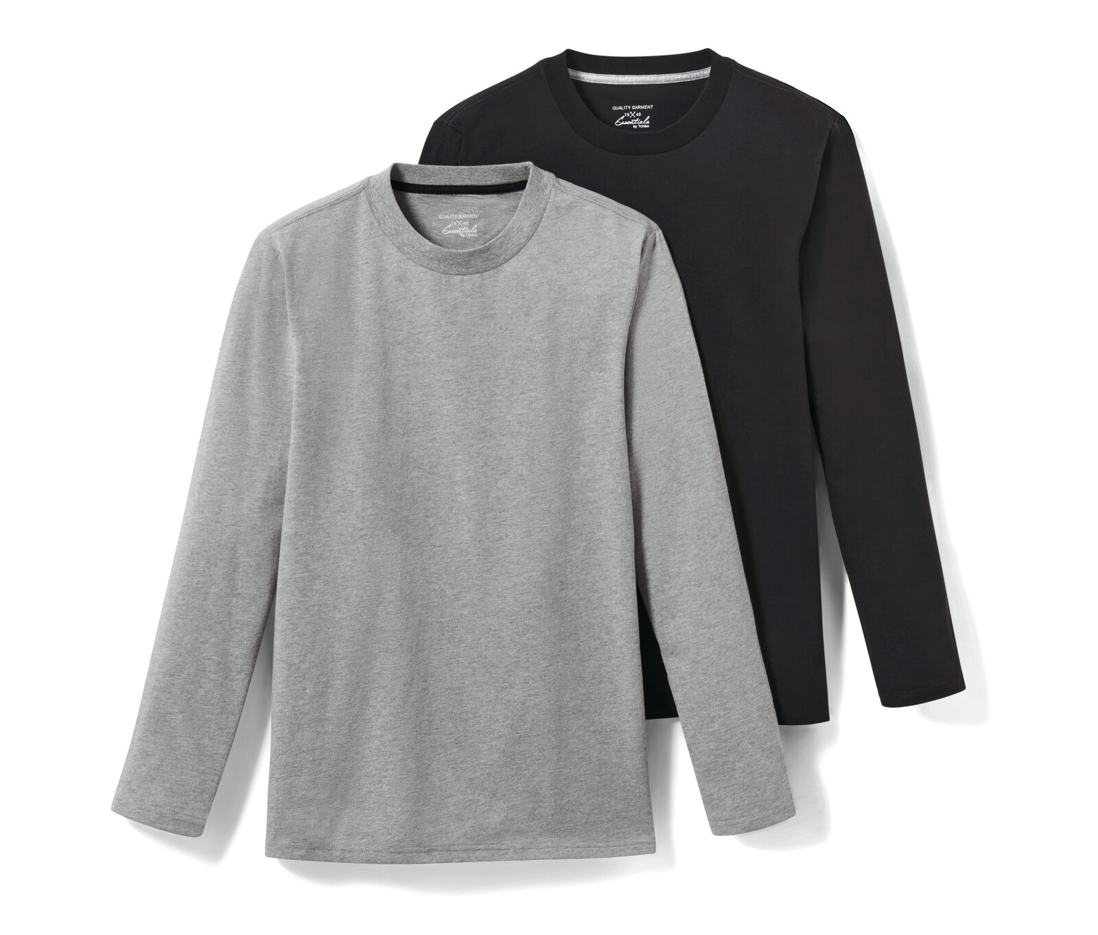 Tchibo - Trika s dlouhým rukávem - pro muže - vel. M 48/50 - barva: černá