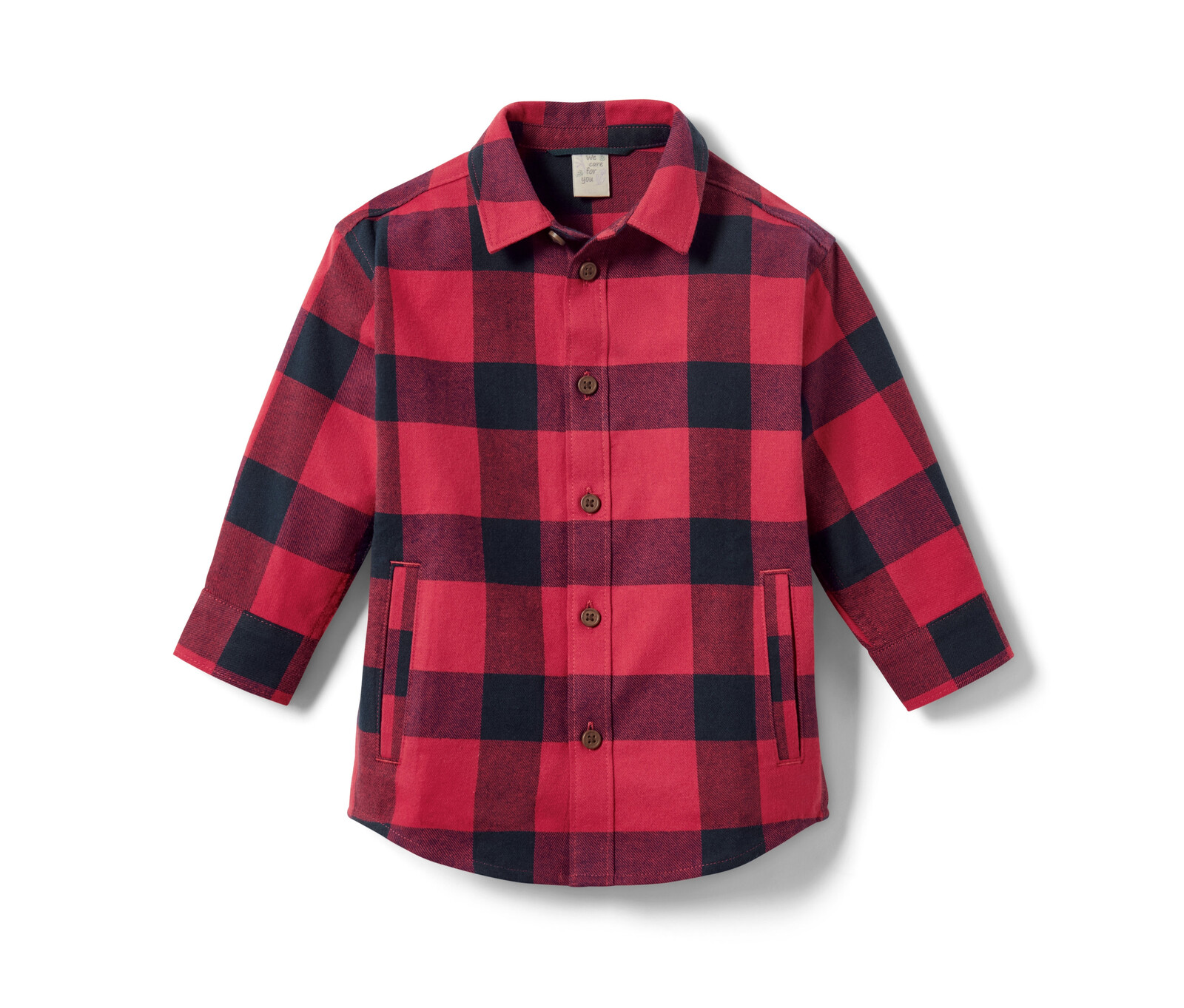 Tchibo - Dětská flanelová košile - pro ženy - vel. 98/104 - barva: modrá/kostkovaný