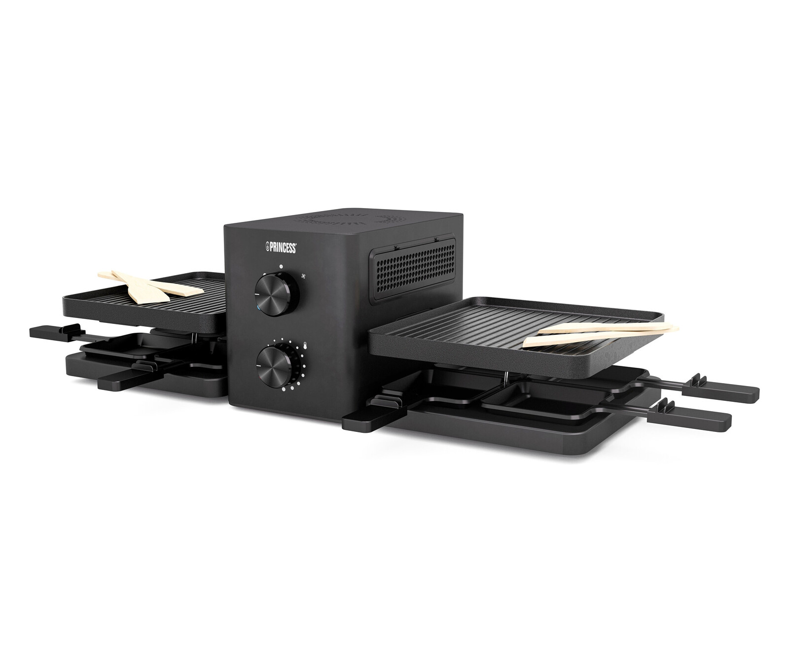 Tchibo - Raclette gril s odvětrávacím systémem - barva: černá