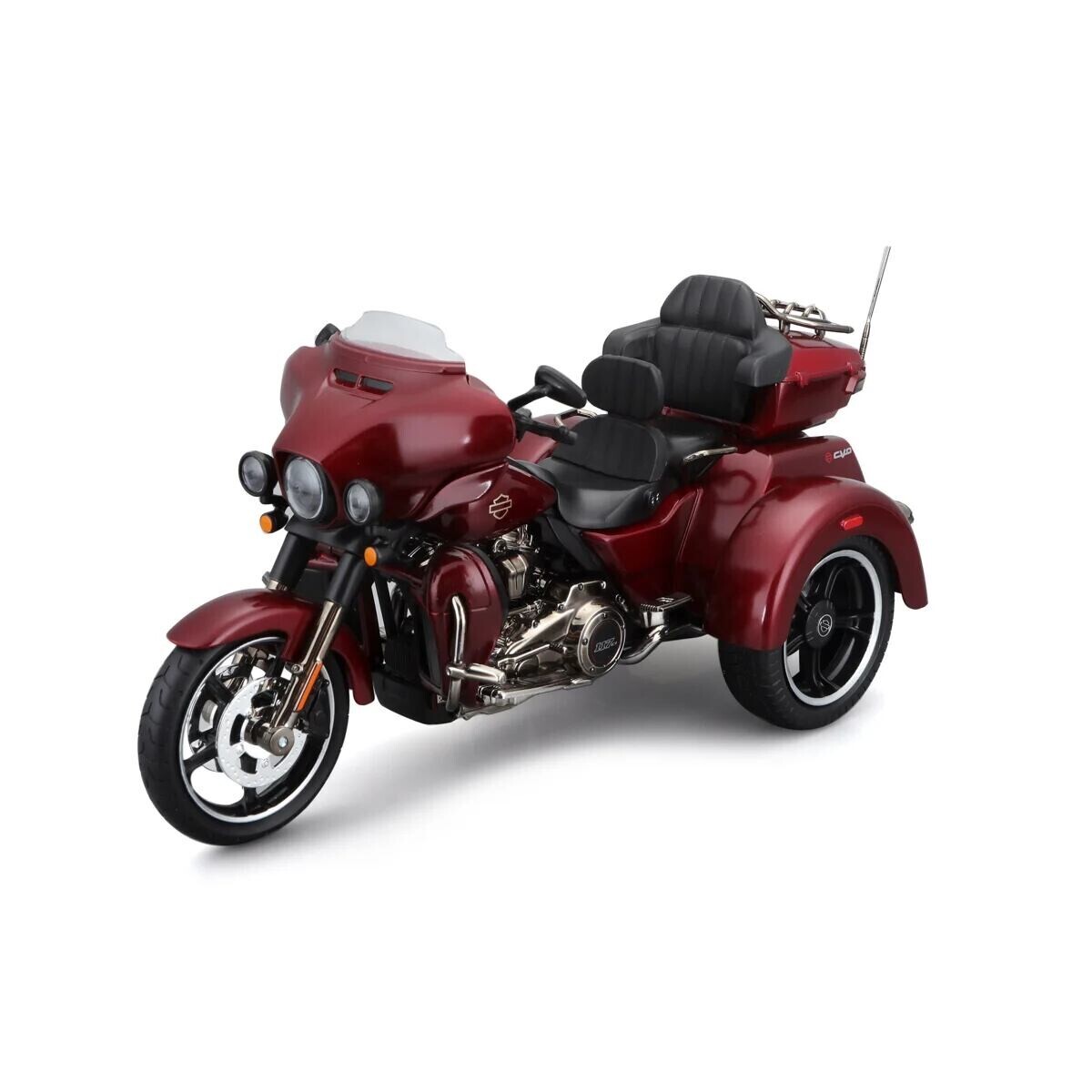 Maisto H-D Trikes - 2021 CVO Tri Glide, metal červená, 1:12
