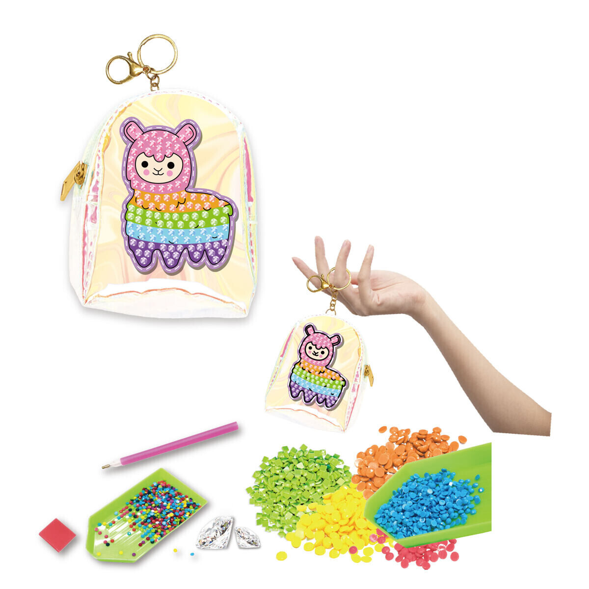 ARTO DIY Přívěsek diamantové tvoření - Lama