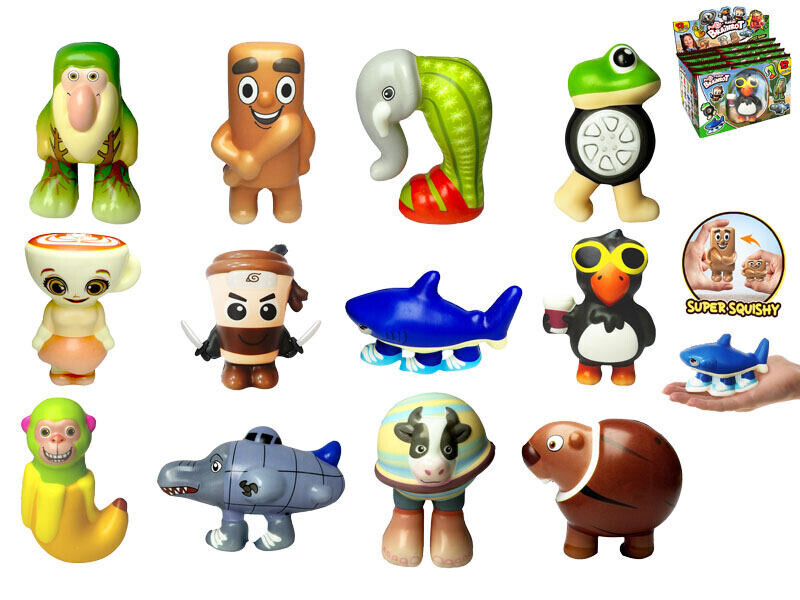 Brainrot PuffUps squishy 10-12cm v sáčku, 12 druhů