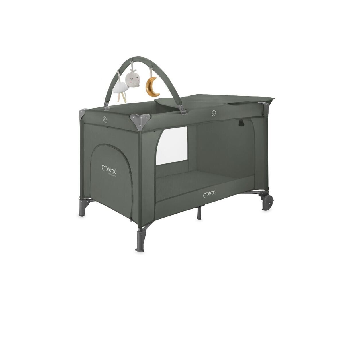 MoMi Cestovní postýlka BELOVE PLUS zelená