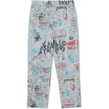 Kalhoty Ripndip Marker Wide Fit - Šedá - M