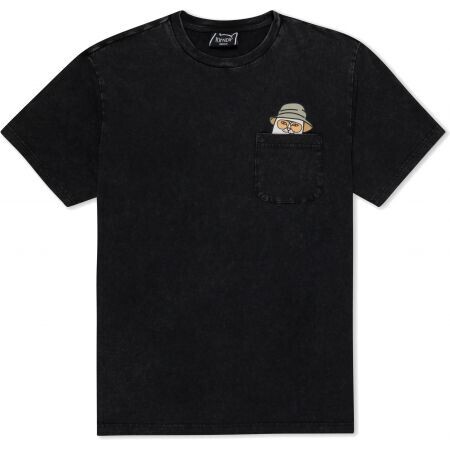 Triko Ripndip Nermal S Thompson Pocket - Černá - L