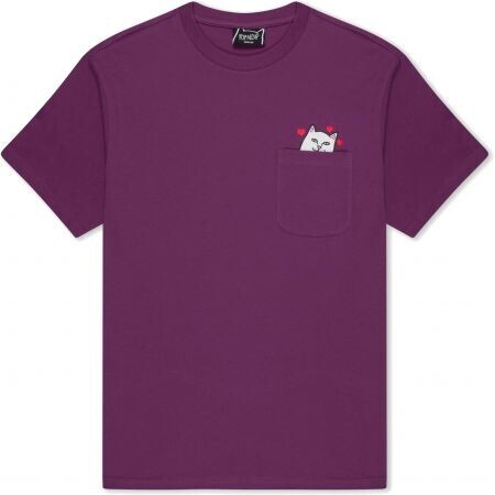 Triko Ripndip Nermal Loves Pocket - Fialová - L