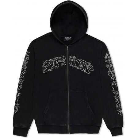 Mikina Ripndip Pretty Flacko Zip Hoodie - Černá - L