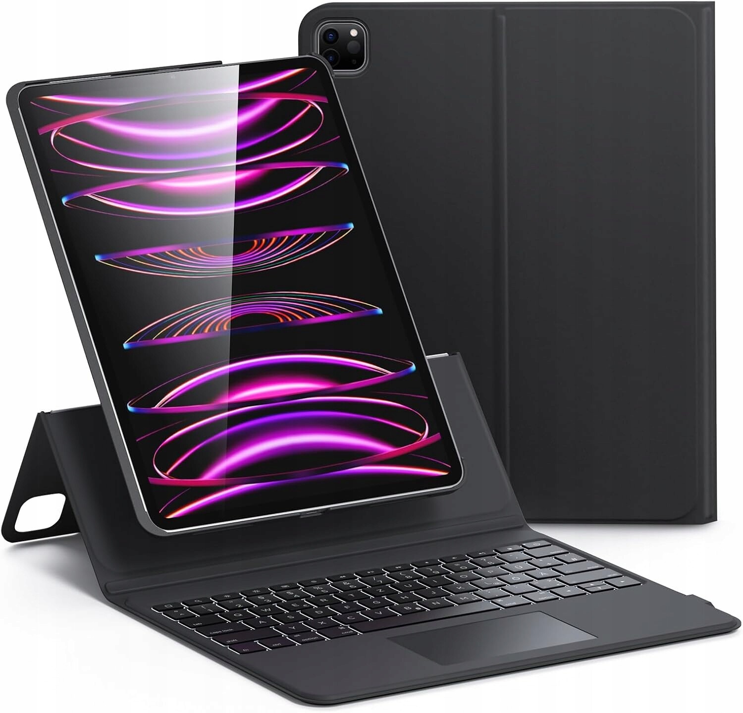 Pouzdro s klávesnicí Esr pro iPad Pro 12,9'' Qwertz magneticky černé