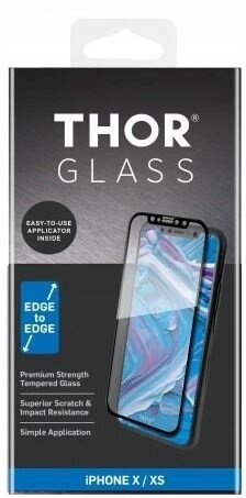 Ochranné sklo Thor v černé barvě pro iPhone X/Xs