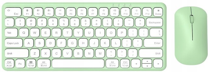 Sada klávesnice Bezdrátová Myš Bluetooth Bt 2.4GHz Usb-c 180mAh