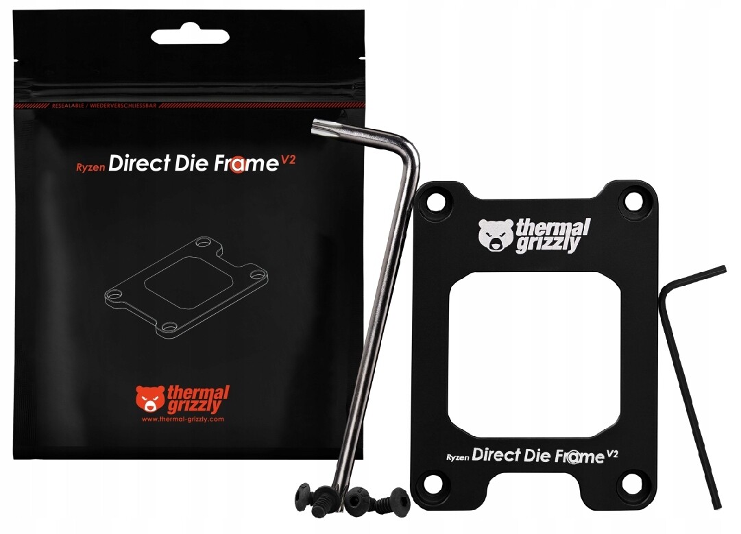 Thermal Grizzly Direct Die Frame rámeček pro procesor Ryzen 7000 V2