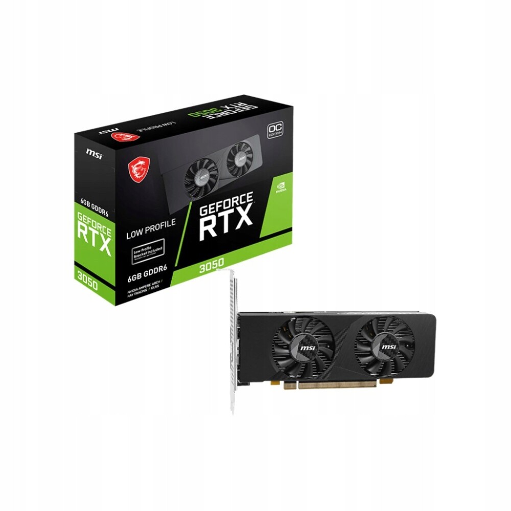 Grafická karta Msi GeForce Rtx 3050 Lp E 6G Oc