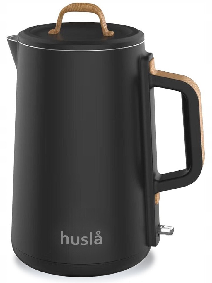 Moderní Elektrická Rychlovarná Konvice Otočná 2000 W Černá 1,5 L Bezdrátová