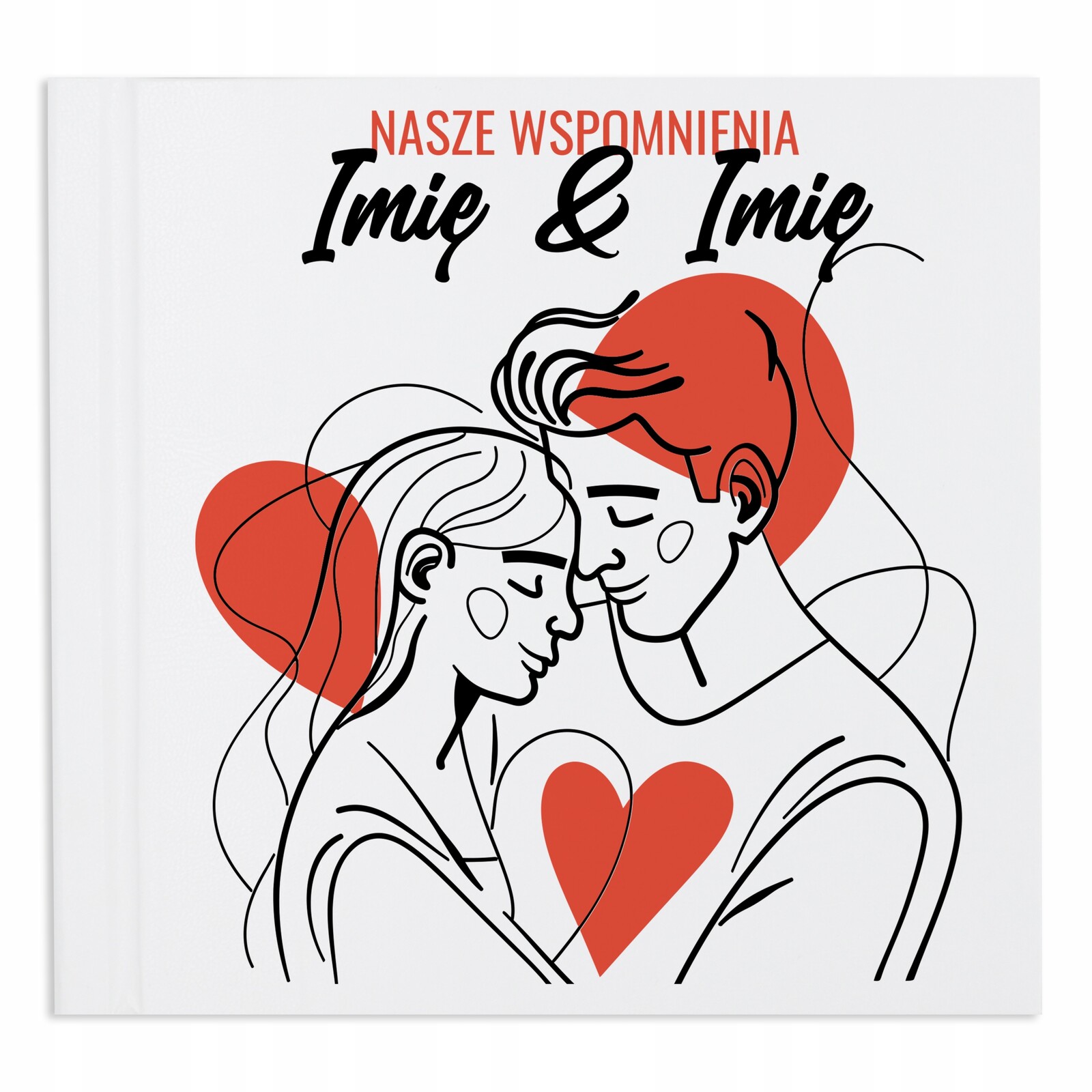 Bílý Album Dárek k Valentýnu Pro Ni Naše Vzpomínky Jméno