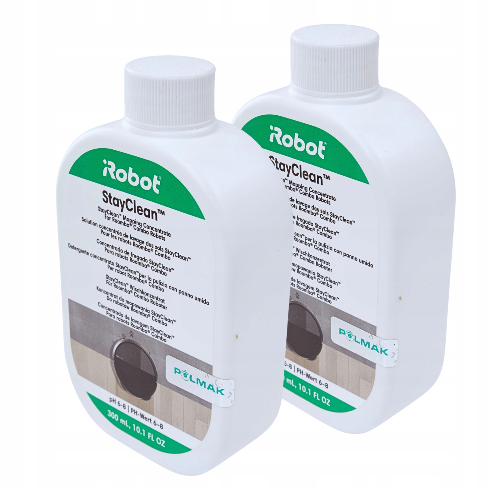 2x iRobot StayClean Tekutý koncentrát 300 ml na mytí podlah Roomba Combo