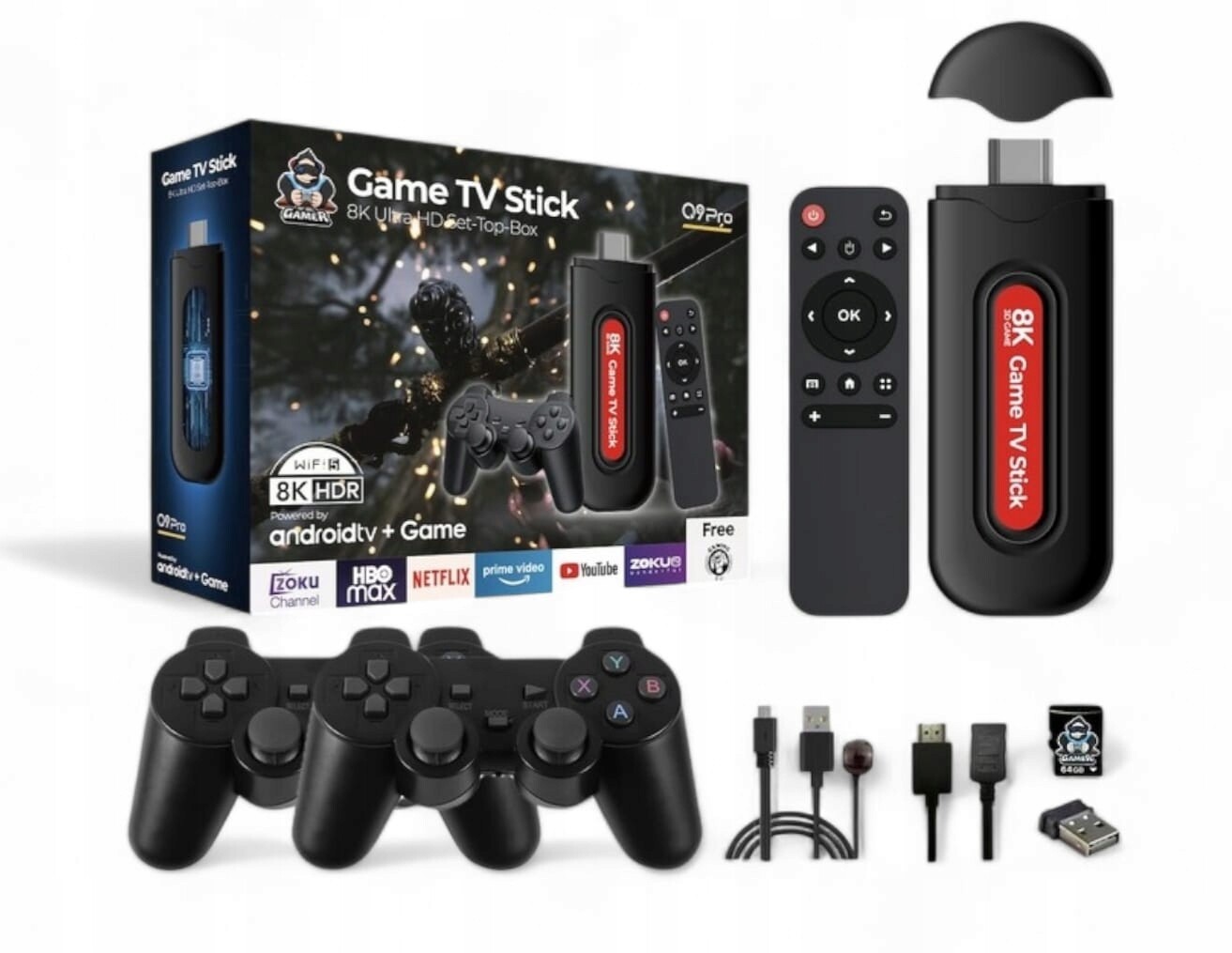 Retro dvojitá konzole – Klasické hry, režim pro dva hráče