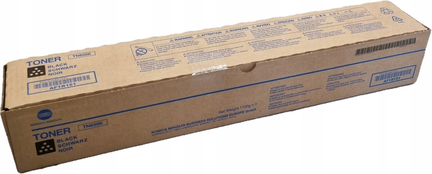 TN-635K AF1R151 dříve TN-620K A3VX151 Konica Minolta bizhub C1060L