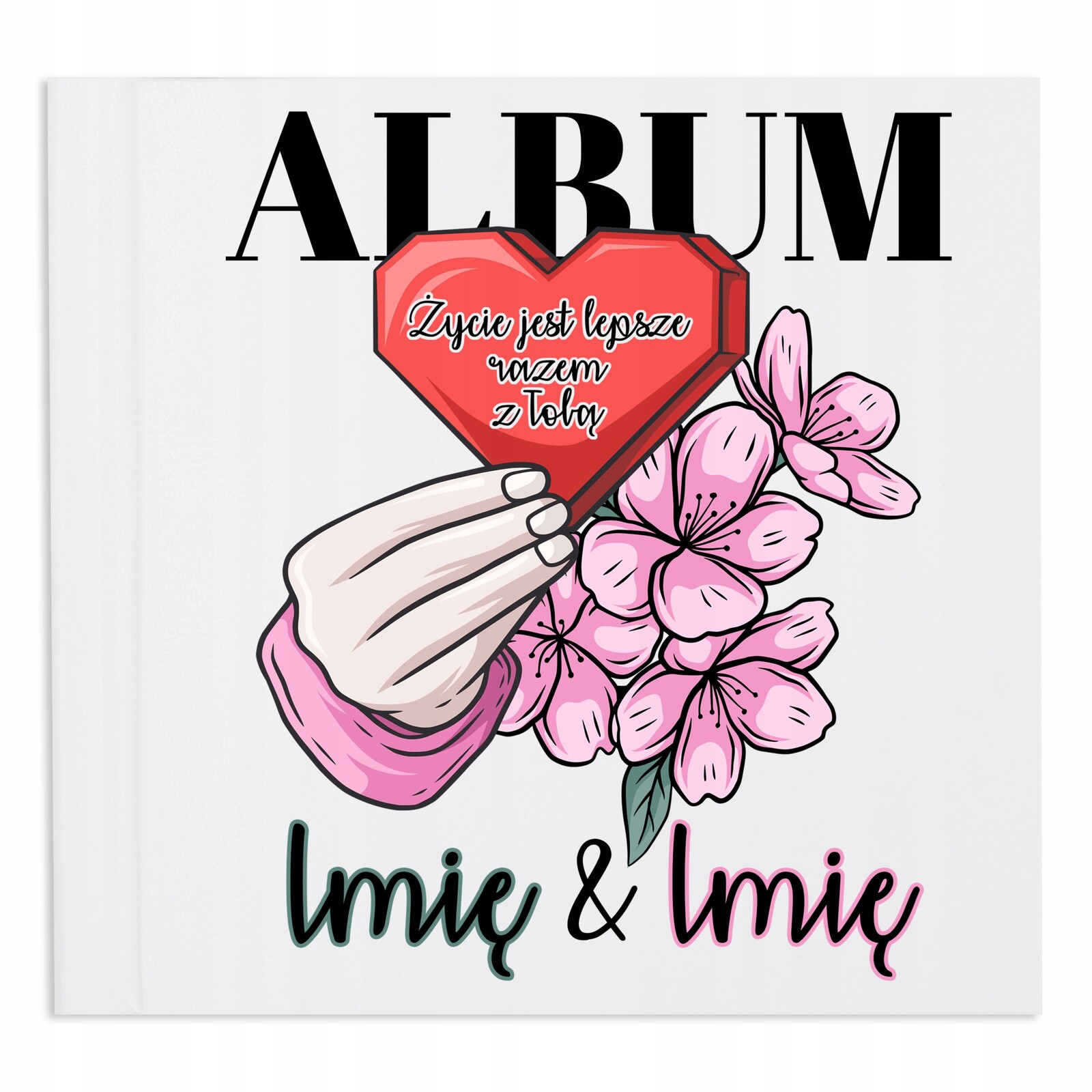 Album Fotografie Na Dárek Lepší S Tebou Jméno Vzory