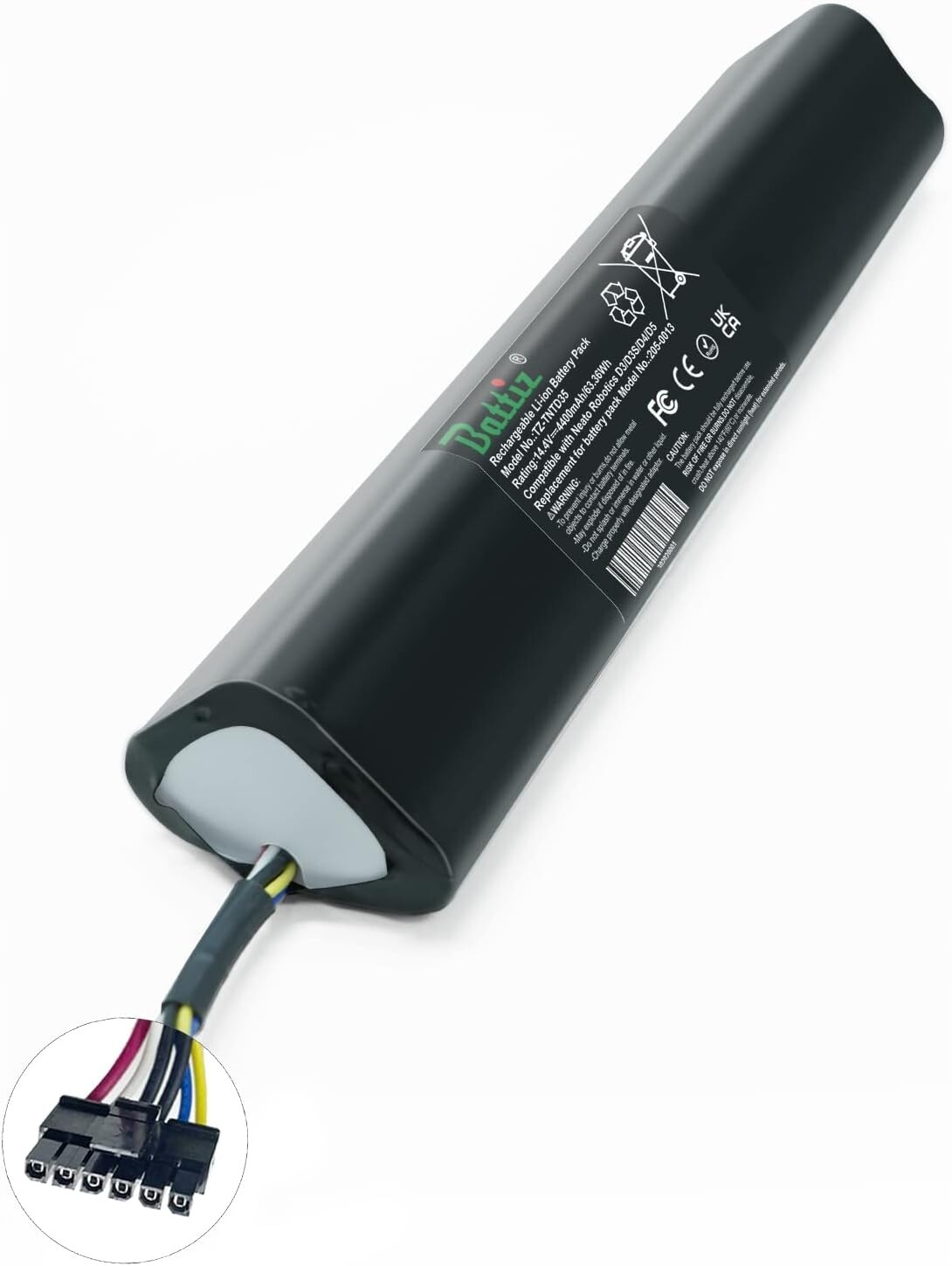 Náhradní Baterie Akumulátor Pro Vysavač Naeto D3S D3 D4 D5 14,4V 4400 mAh