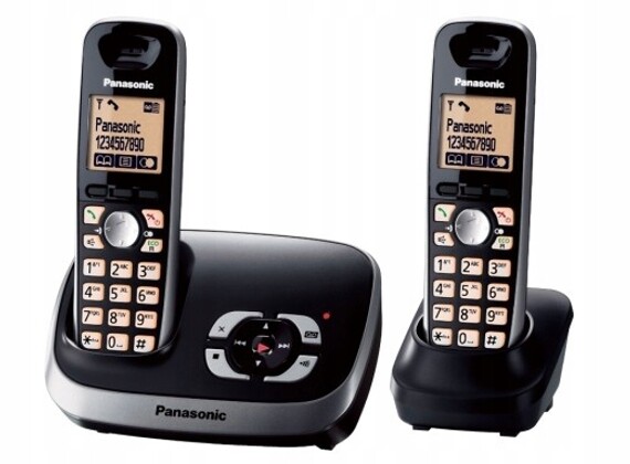 Panasonic KX-TG6522 Duo stolní bezdrátový telefon 2 sluchátka