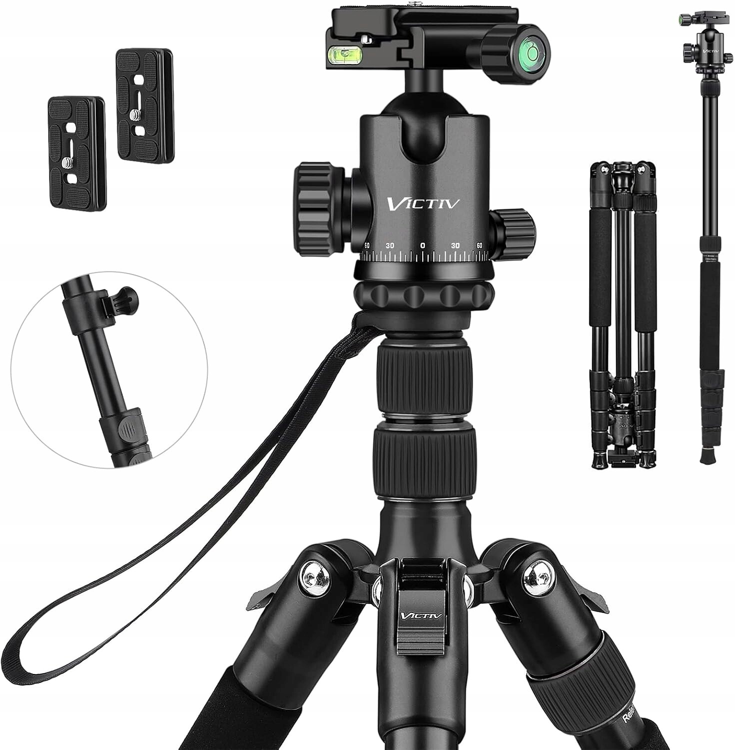 Victiv hliníkový monopodový stativ pro fotoaparáty