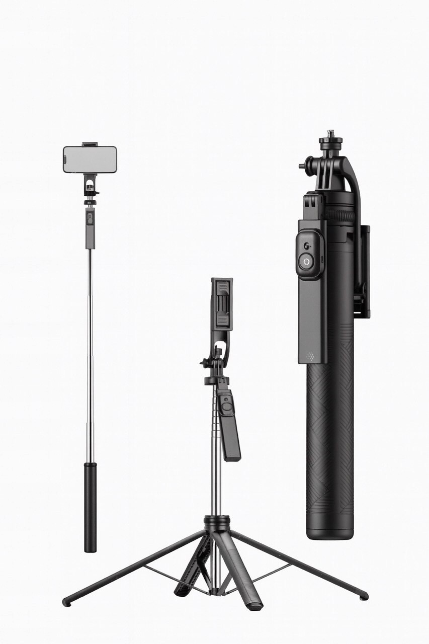 Selfie Tyč Stativ Pro Telefon S Dálkovým Ovládáním Bluetooth Tripod Stativ