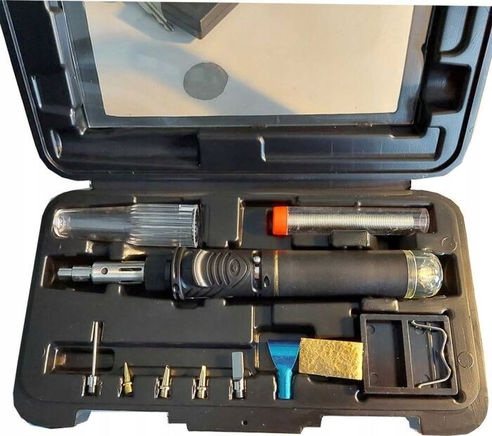 Plynové pájecí pero 450-1300°C s příslušenstvím, HH111008