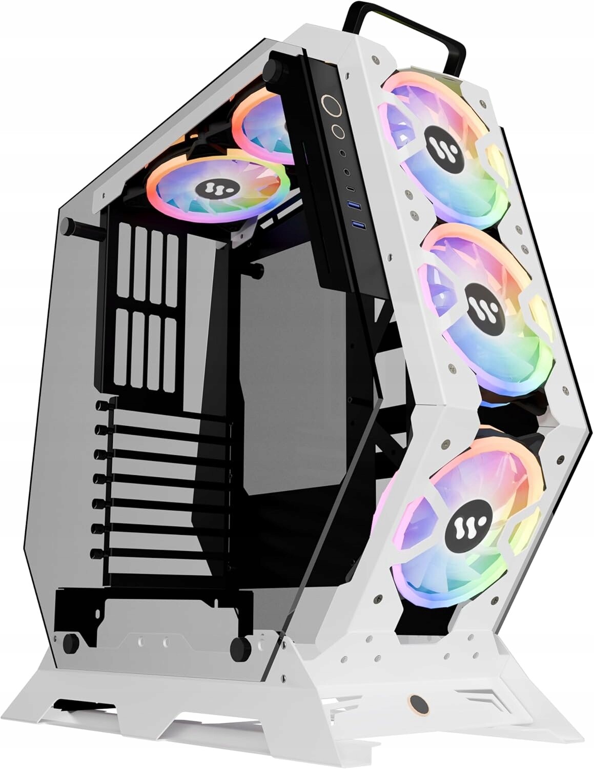 Počítačová Skříň Kediers C570 Atx Počítačová Skříň otevřeným rámem