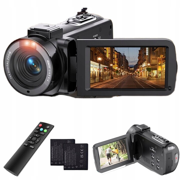 Digitální Fotoaparát 1080P 36MP Zoomem S Selfie 16X Zoom Fhd Noční Vidění